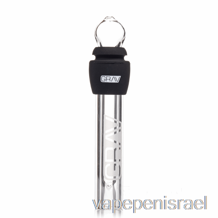 חד פעמי Vape Israel Grav זכוכית קהה עם סיליקון שחור